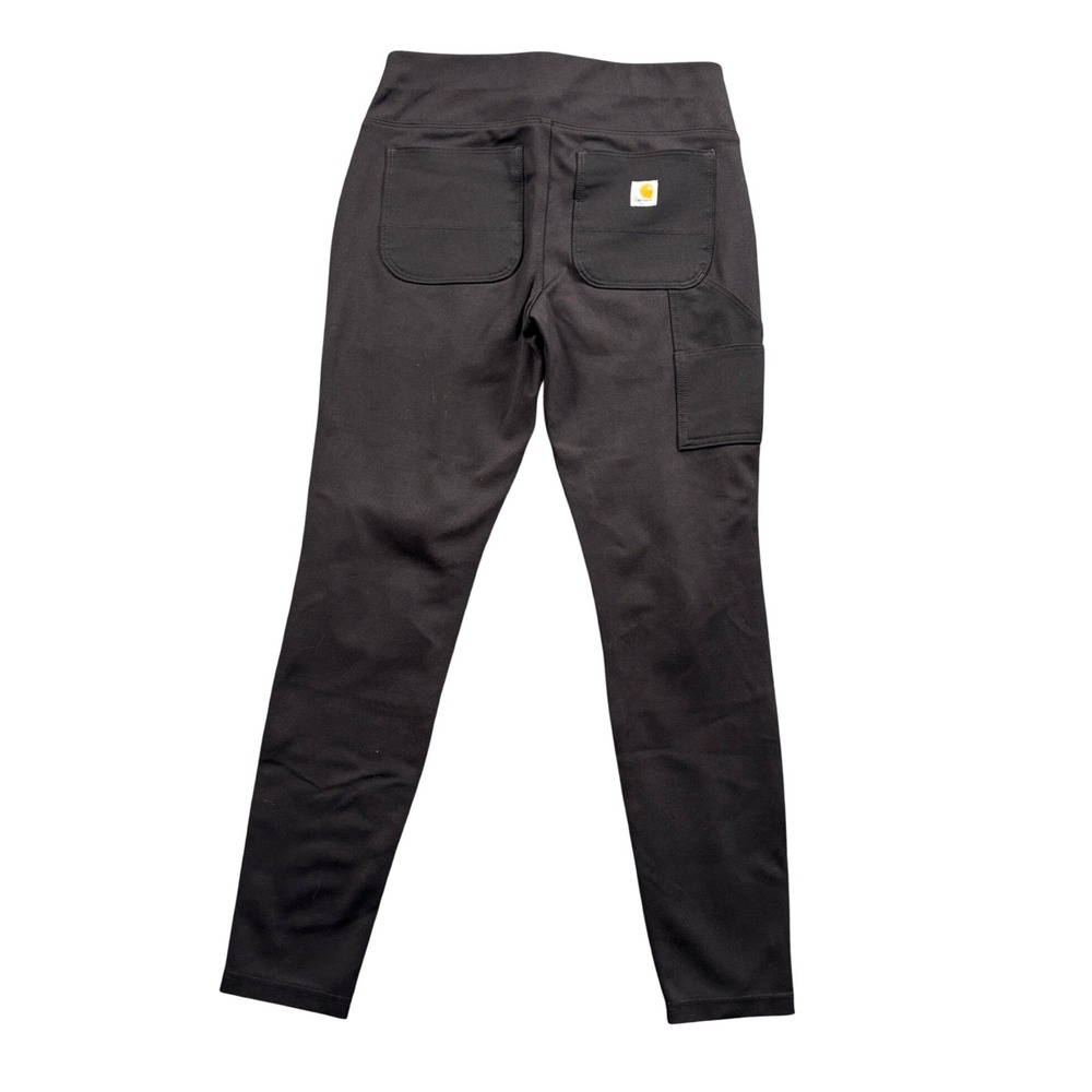 Carhartt Force Utility Leggings Womens S Black Rugged Flex Workwear Pants Gorp - Picture 1 of 10